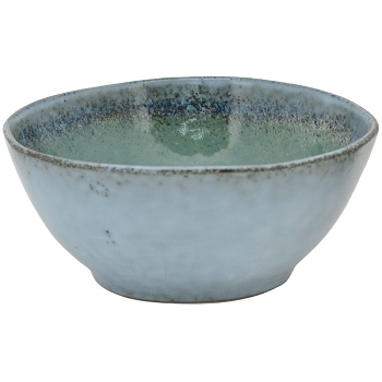 Schale WAN, blau, Stoneware, 23,5x23,5x10,8 cm