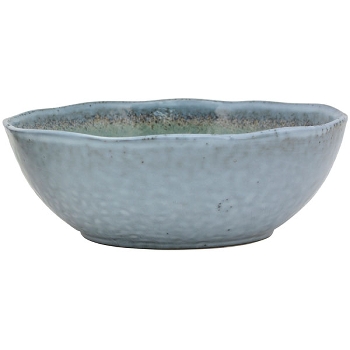 Schale WAN, blau, Stoneware, 30,5x30,5x9 cm