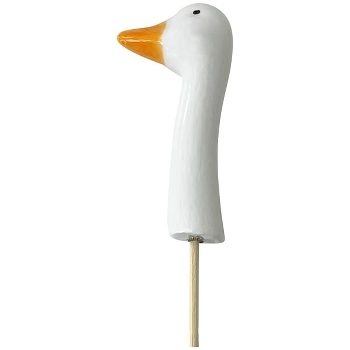 GänseStick Ivory, weiß, Dolomite, 3,9x2,3x7,6 cm