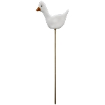 GänseStick Ivory, weiß, Dolomite, 11x9,3x1,2 cm