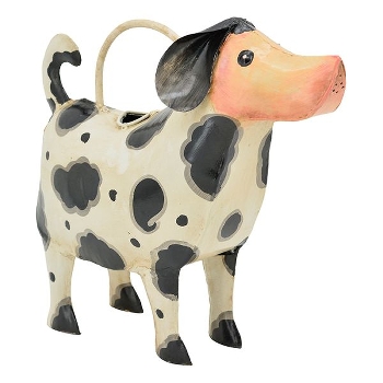 GießKanne Hund Kanu, Metall, 42x12x31 cm