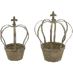 Krone ArtFerro, Metall, 22x22x31,5 cm