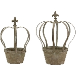 Krone ArtFerro, Metall, 22x22x31,5 cm