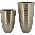 Vase GROS, Aluminium, 32x32x50 cm