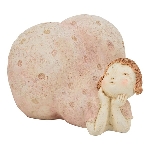 Lady CrivA, Polyresin, 27,4x18,7x15,2 cm, 20,8x22,1x20,6 cm