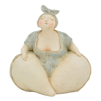 Lady CrivA, Polyresin, 18,4x12,7x12,7 cm, 14,6x11,4x16 cm