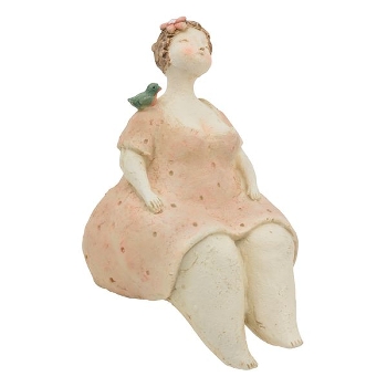 Lady CrivA, Polyresin, 18,4x12,7x12,7 cm, 14,6x11,4x16 cm