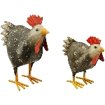 Hahn Kanu, Metall, 22x10x22 cm