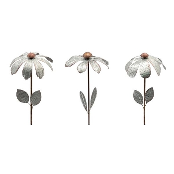BlumenWindRad ArtFerro, Metall, 30,5x30,5x118 cm