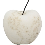 Apfel MITE, weiß, Terracotta, 21x21x23,5 cm