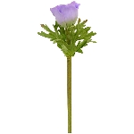 Anemone ArtificialNature, lila/grün, 36 cm