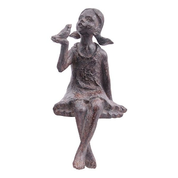 MädchenSkulptur Hilda, Polyresin, 11x8,5x22,5 cm