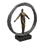 Skulptur Hilda, Polyresin, 36,2x10,2x39 cm
