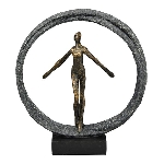 Skulptur Hilda, Polyresin, 36,2x10,2x39 cm