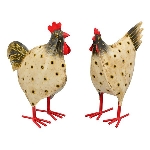 Huhn Kanu, Metall, 20x9x23 cm, 20x9x25 cm