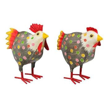 Huhn Kanu, Metall, 22x10x22 cm
