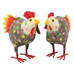 Huhn Kanu, Metall, 22x10x22 cm