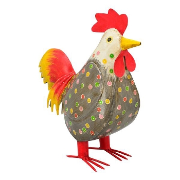 Huhn Kanu, Metall, 36x16x43 cm