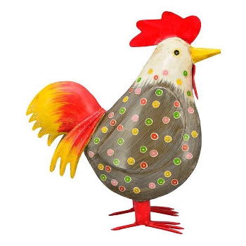 Huhn Kanu, Metall, 36x16x43 cm