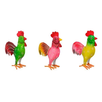 Huhn Kanu, Metall, 8x3x10 cm