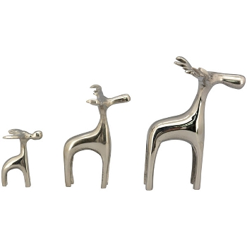 Rentier GROS, Aluminium, 13x13x18 cm