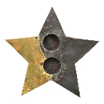 TeeLichtHalter Doré, Metall, 21x21x2 cm
