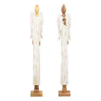 Engel Artisanal, Holz, 16,5x12,5x95 cm