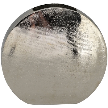 Vase GROS, silber, Aluminium, 30x9x28 cm