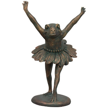 Fee und Frosch Set/2 TroupeR, Polyresin, 5,1x5x8,3 cm