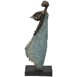 FrauenSkulptur Hilda, Polyresin, 20,8x13,3x53,5 cm