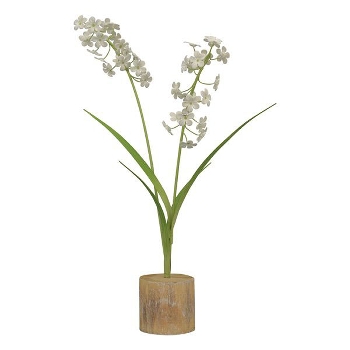 Blume Teal, Metall, 37,5x17x10,5 cm