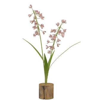 Blume Teal, Metall, 40x21x14 cm