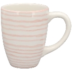 Tasse WAN, blau/braun/pink, Keramik, 15,9x10,7x14 cm