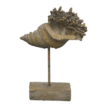 Muschel Valo, Polyresin, 18,5x8x25 cm