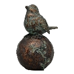 VogelSkulptur TroupeR, Polyresin, 17x13x20,5 cm, 12,2x12x25 cm