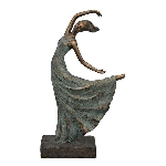 FrauenSkulptur Hilda, Polyresin, 26x11,5x44,5 cm