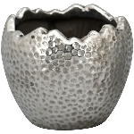 PflanzEi ArgenT, silber, Stoneware, 10x10x8,5 cm