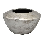 Topf ArgenT, silber, Stoneware, 22x22x12,5 cm