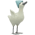 Ente Sannie, Polyresin, 10x7x13 cm, 11x6x14 cm