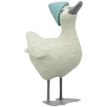 Ente Sannie, Polyresin, 10x7x13 cm, 11x6x14 cm