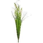 Lavender spray with grass, white, 95cm