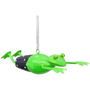 FroschHänger Kanu, Metall, 9x14x27 cm