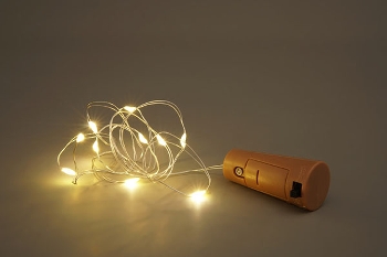 10er LED Flasche LichterKette Lumière, 90 cm