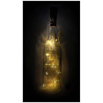 10er LED Flasche LichterKette Lumière, 90 cm