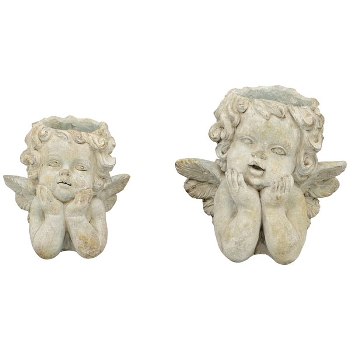 PflanzEngel Valo, Zement, 26x18,5x25 cm