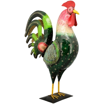 Hahn Kanu, Metall, 60x25x76 cm