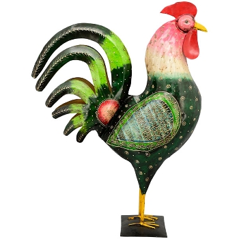 Hahn Kanu, Metall, 60x25x76 cm