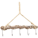 HakenLeiste Willow, natur, Rattan, 40x3x35 cm