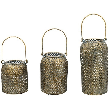 Laterne ArtFerro, Metall, 12,5x12,5x26 cm