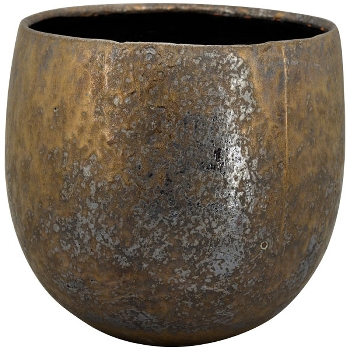 Topf Bronze, Keramik, 30x30x27,5 cm
